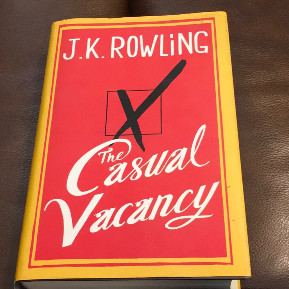 NWT, Hardcover book,JK Rowling, Adult book, Not Harry Potter.